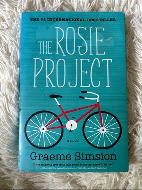 The Rosie Project Novel by Graeme Samson - Teal with Red Bicycle